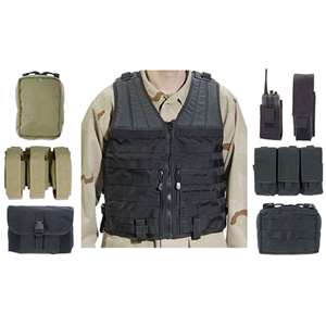 Elite Survival MOLLE Tactical Vest Kit w/ 7 Pouches