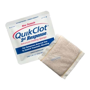 QuikClot First Response Box 25/50 Gram Sponges
