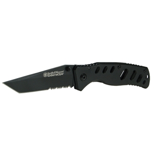 Smith & Wesson EXTREME OPS Folding Knife Serrated #CK10S